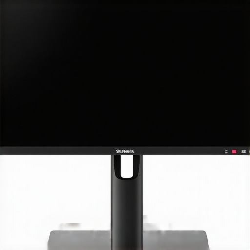 A detailed view of a professional calibration process on a curved ultrawide monitor
