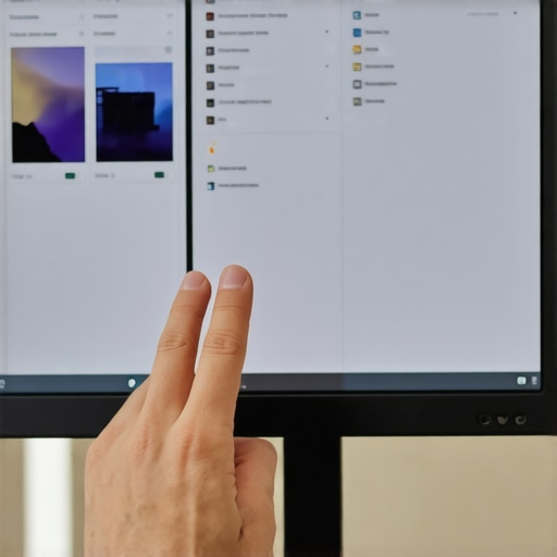 Person tweaking monitor response time and refresh rate settings on display menu.