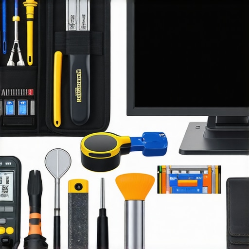 Professional calibration tools used on high-end curved and ultrawide monitors